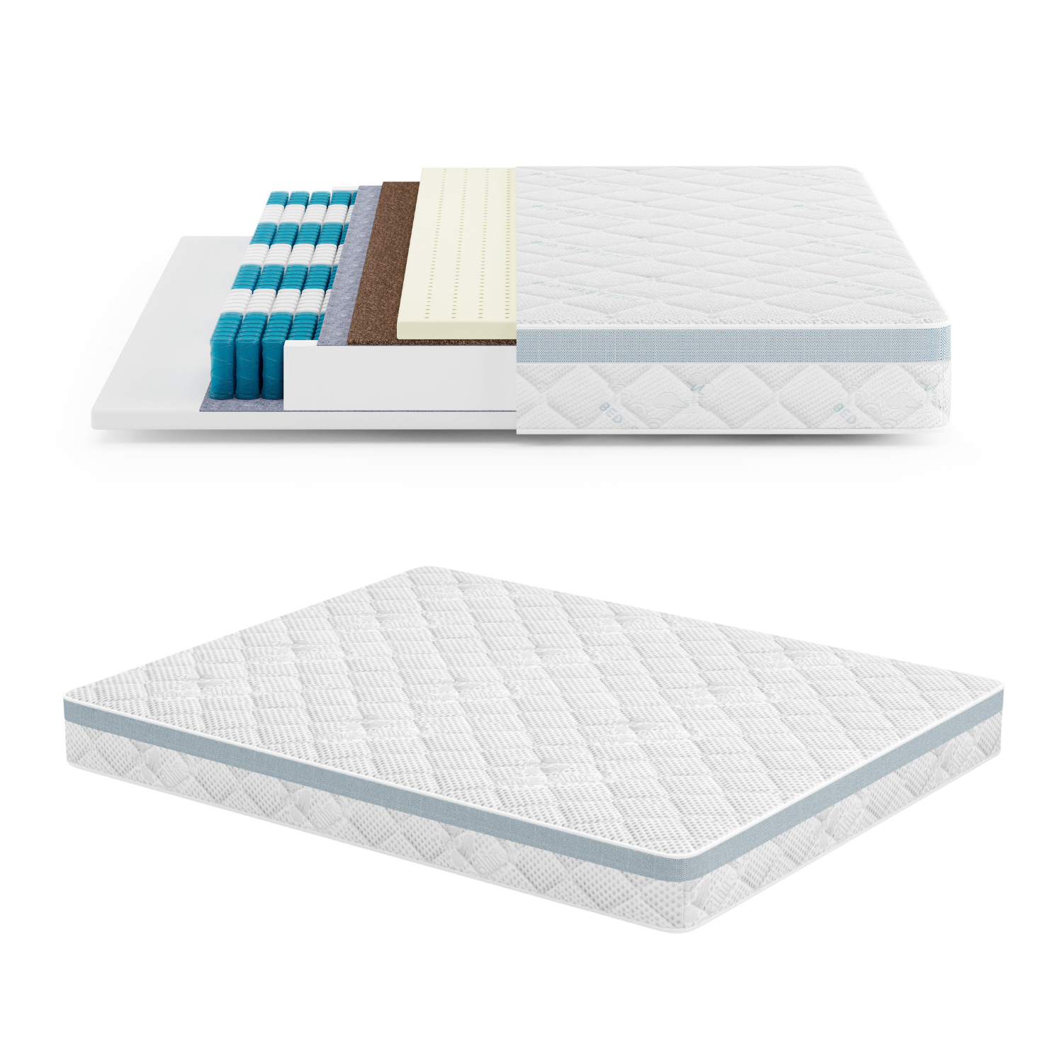 Materac Medyczny Antyalergiczny 180x200 H2/H3 MEDIRO CARE