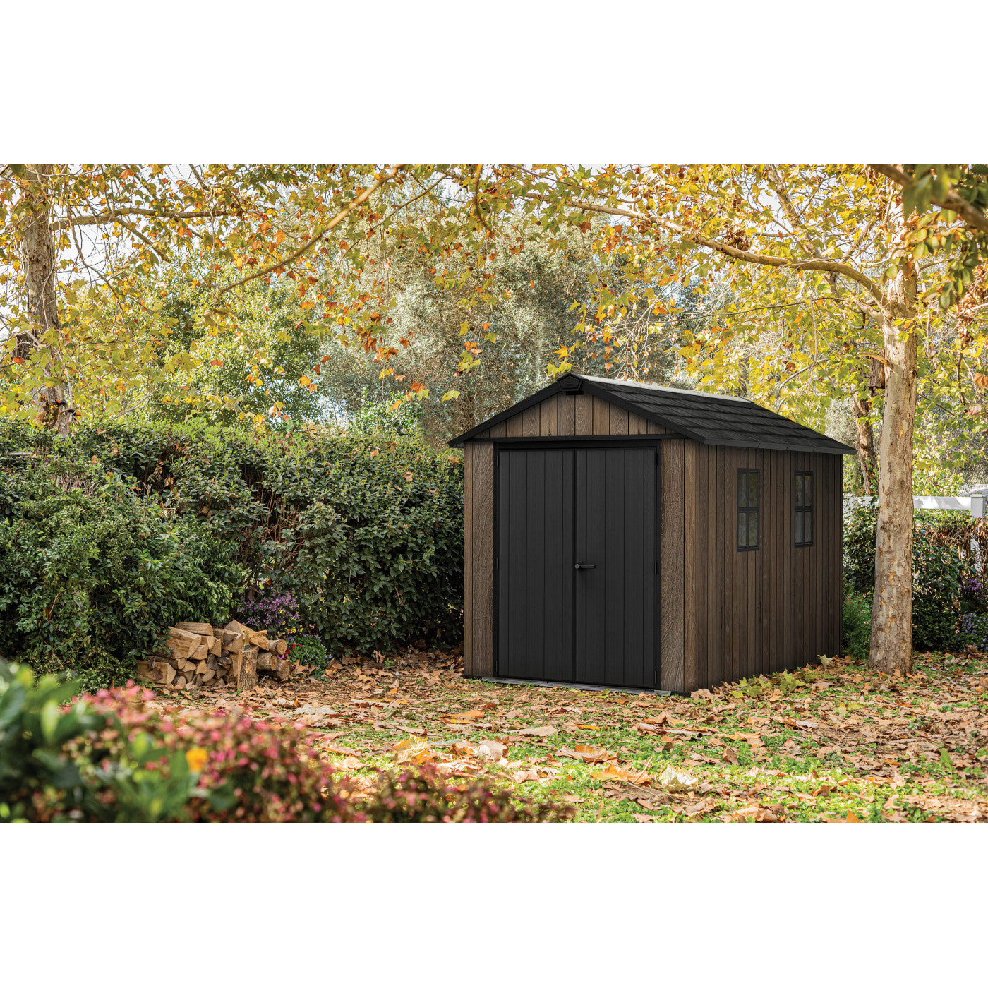 Domek ogrodowy RODOS 7,5x11 Walnut