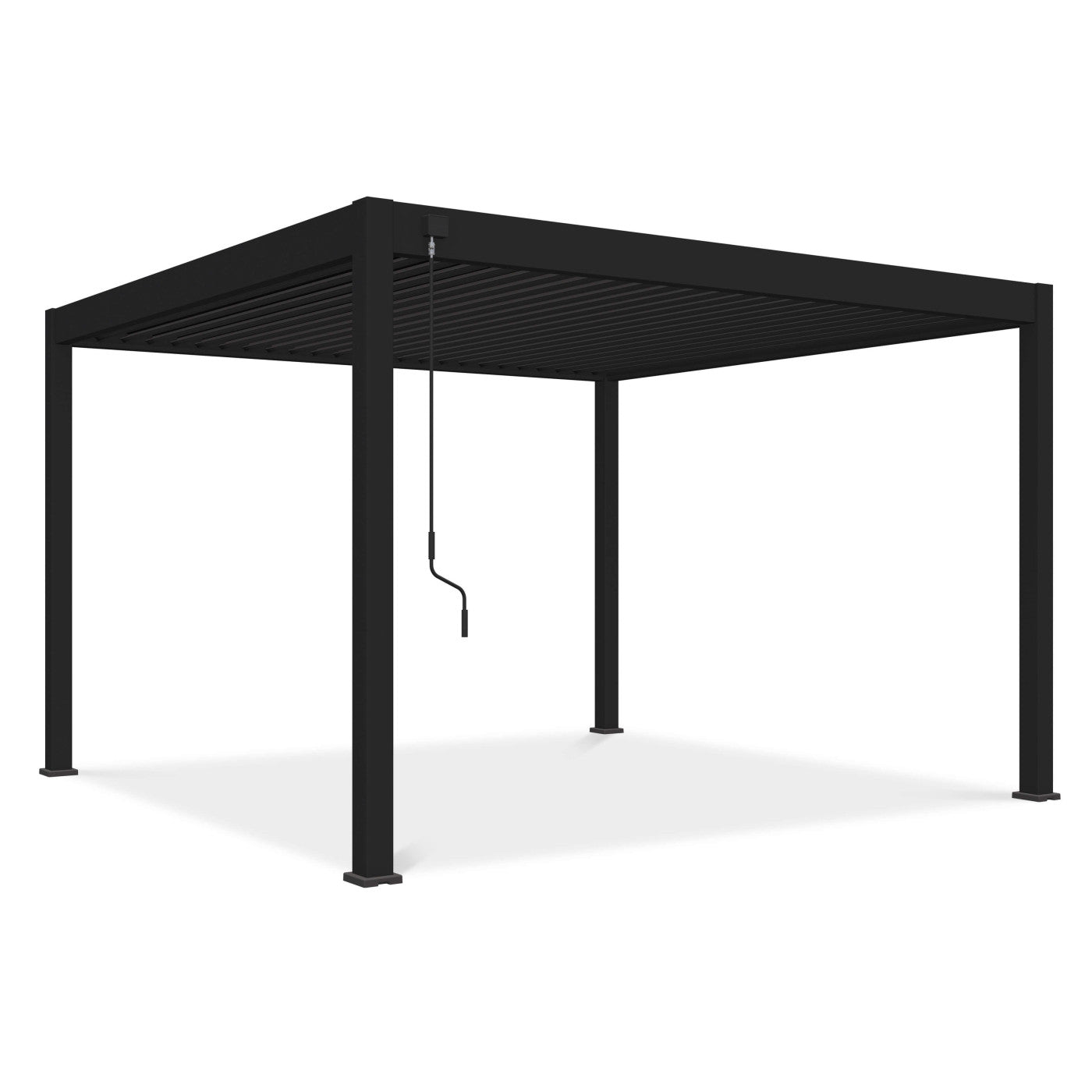 Aluminiowa pergola tarasowa NEBULA 3,6 × 4 m antracytowa