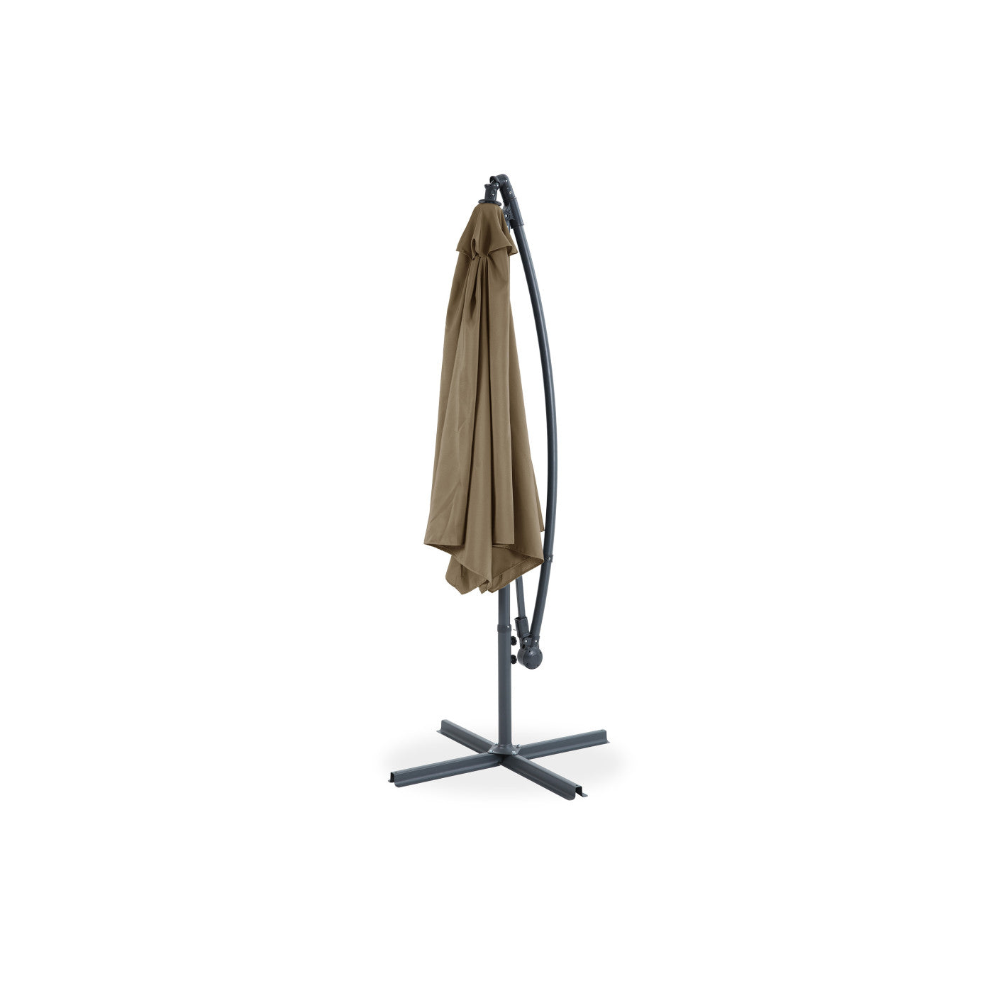 Parasol ogrodowy boczny KOS 300 × 257 cm Taupe