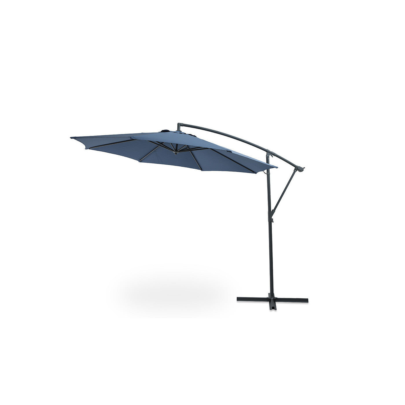 Parasol ogrodowy boczny KOS 300 × 240 cm granatowy