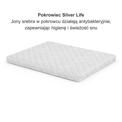 Materac piankowy antyalergiczny 140x200 H2 MEDIRO ERGO+