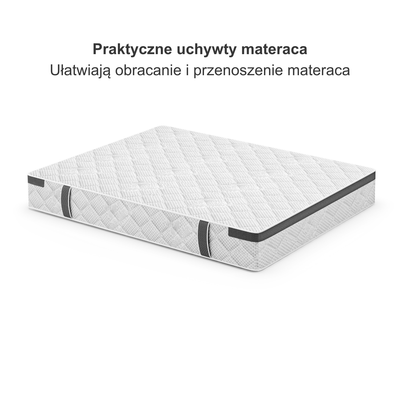 Materac Medyczny Termoelastyczny Visco Memory 80x200 H3/H4 MEDIRO FLEX
