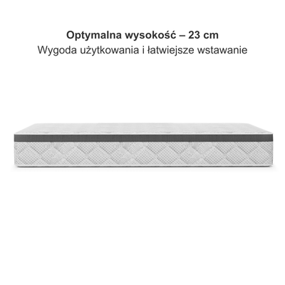Materac Medyczny Termoelastyczny Visco Memory 80x200 H3/H4 MEDIRO FLEX