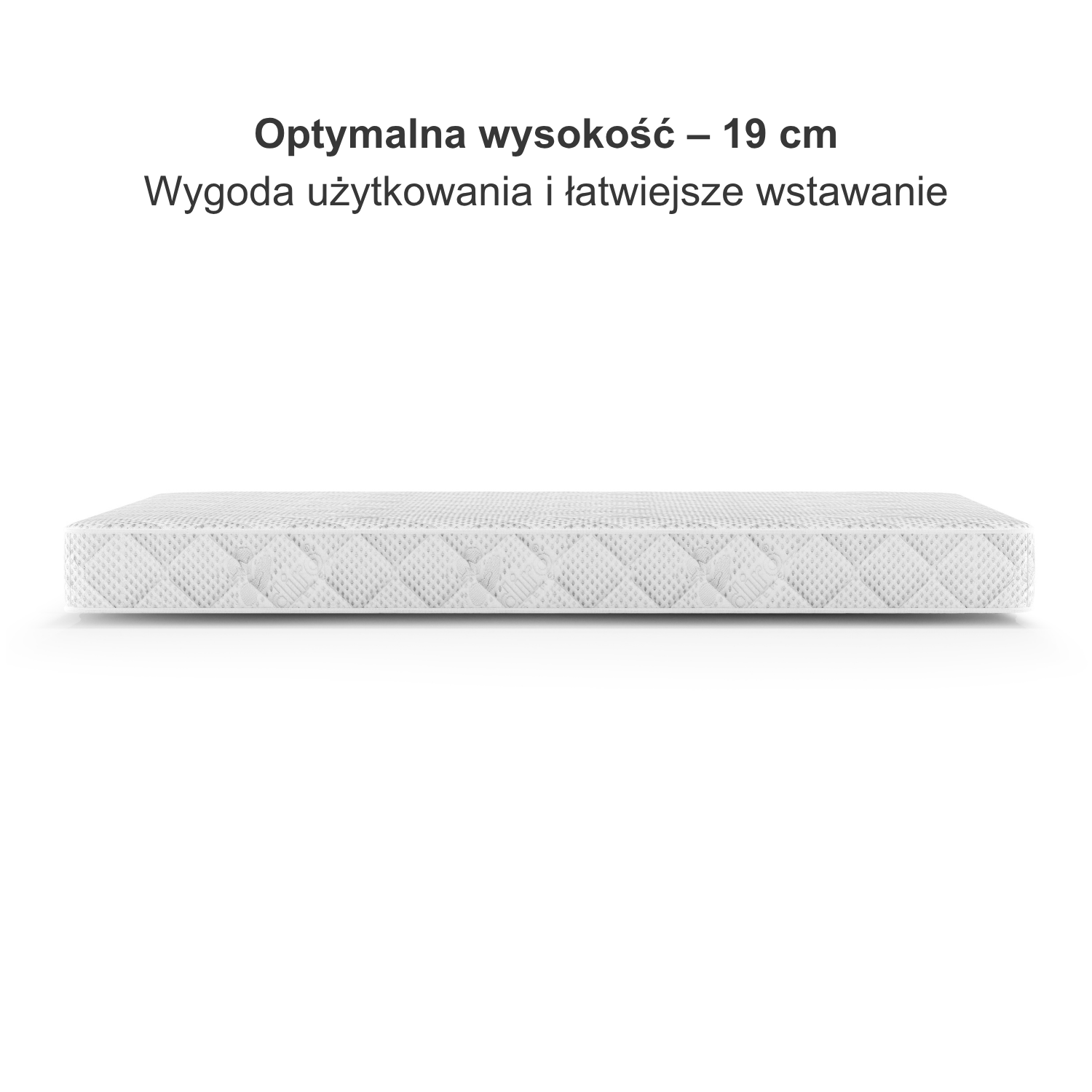 Materac Medyczny Sprężynowy 7-Strefowy 80x200 H2 MEDIRO FORM