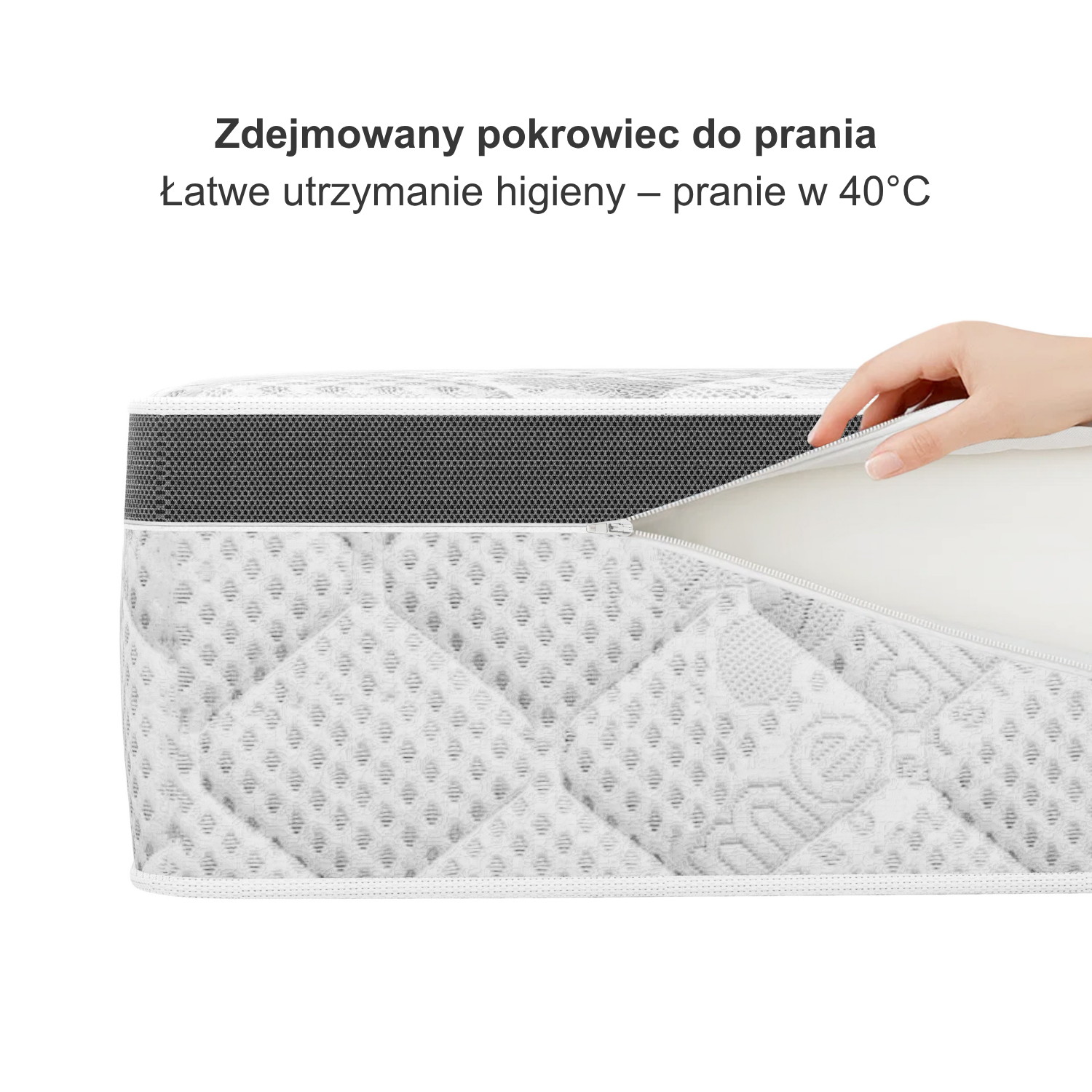Materac medyczny Twardy wentylowany 3D 160x200 H3/H4 MEDIRO THERM