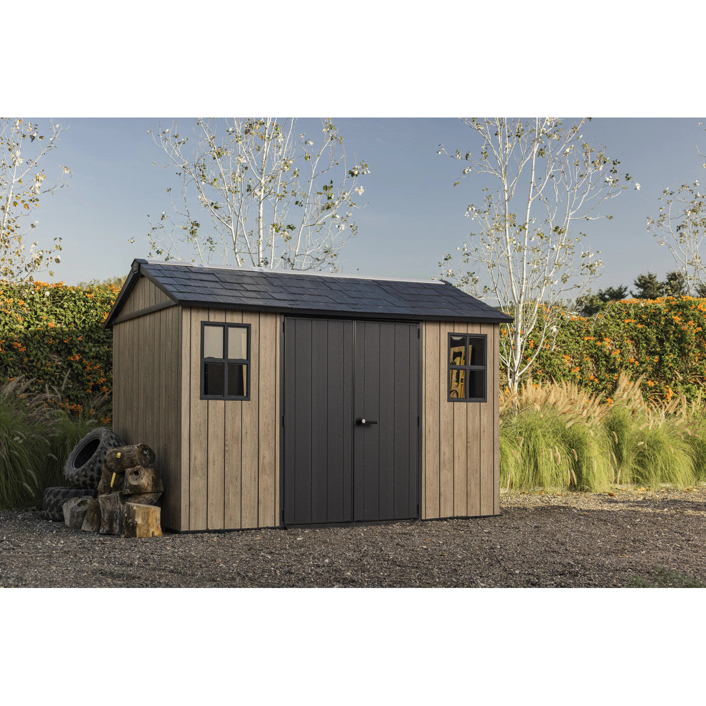 Domek ogrodowy RODOS 7,5x11 Ashwood