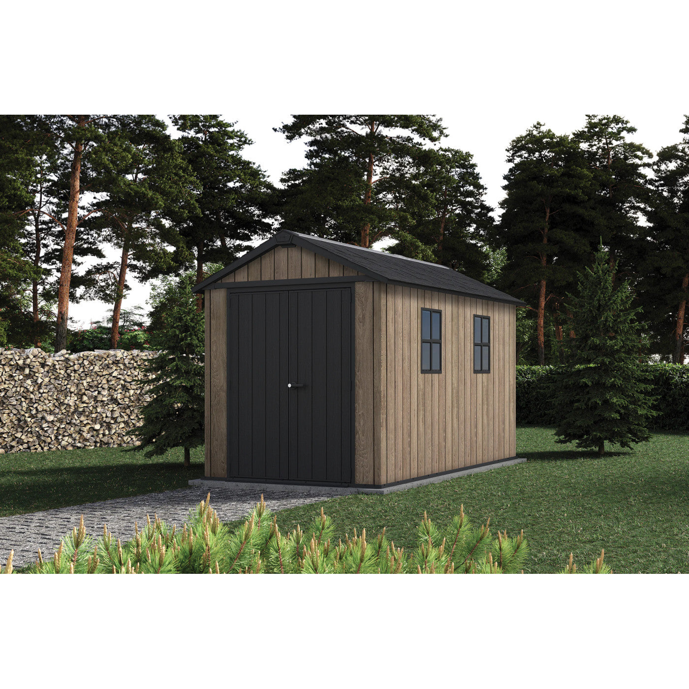 Domek ogrodowy RODOS 7,5x11 Ashwood