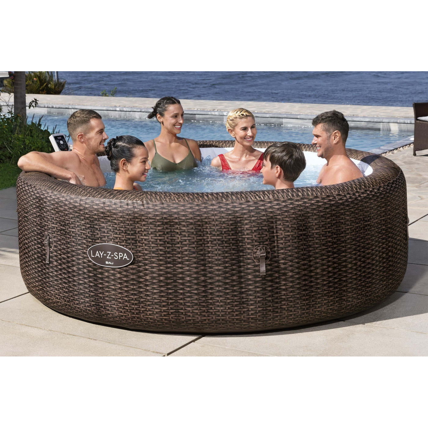 Jacuzzi ogrodowe YUTA AirJet 216 × 71 cm dla 7 osób