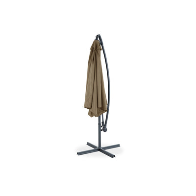Parasol ogrodowy boczny KOS 300 × 257 cm Taupe