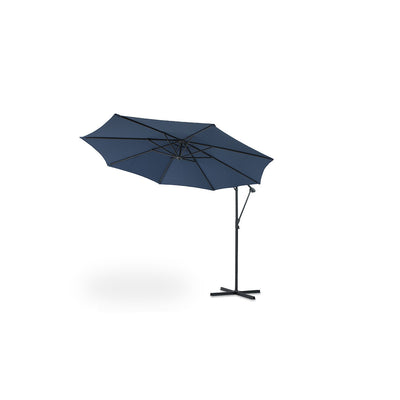 Parasol ogrodowy boczny KOS 300 × 240 cm granatowy